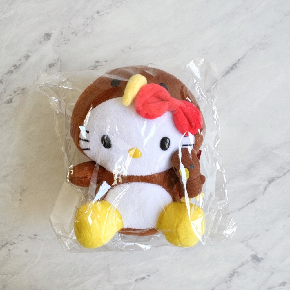 New Zealand Limited 50th Anniversary Kiwi Hello Kitty Plush 6” NIB